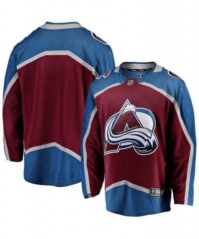 Men's Branded Maroon Colorado Avalanche Breakaway Home Jersey $71.05 Jersey